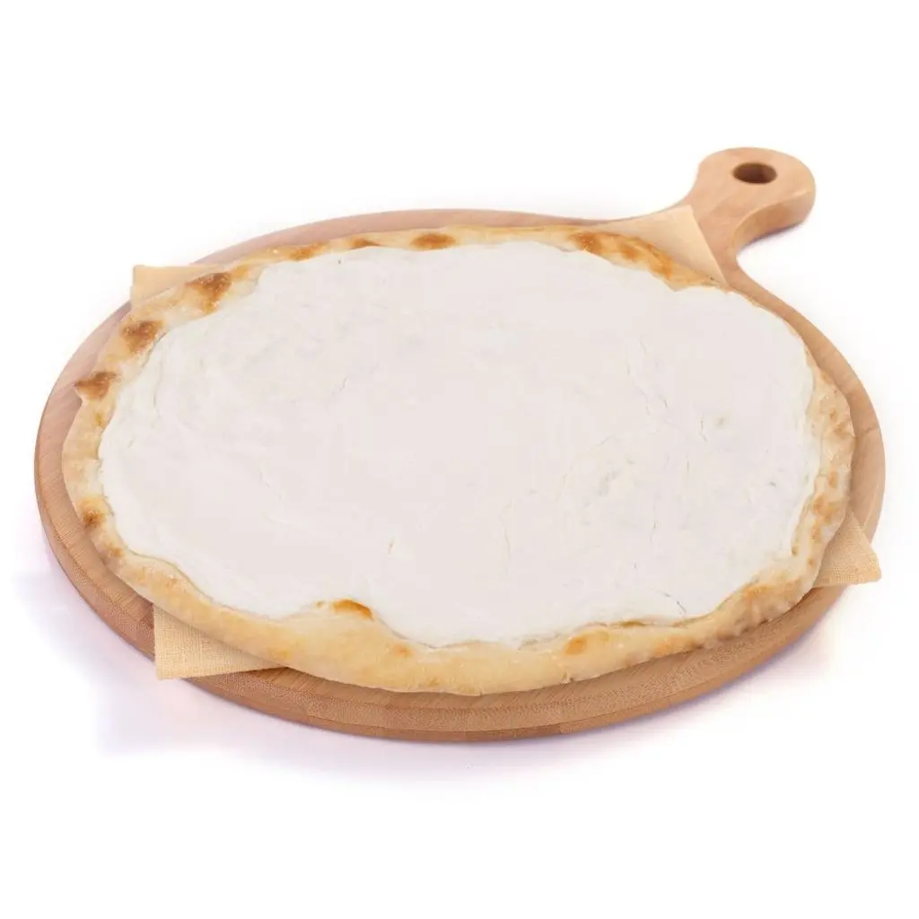بيتزا جبنة سائلة